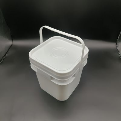 ποιότητας  ODM OEM 10 Litre Square Plastic Buckets With Handles Chemical Resistance εργοστάσιο