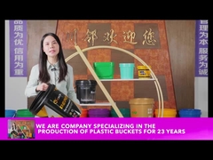 1L 2L 3L 4L 5L 10L χημικός κουβάς με κάλυμμα ανθεκτικός στη διάβρωση μεγάλοι στρογγυλοί πλαστικοί κουβάδες