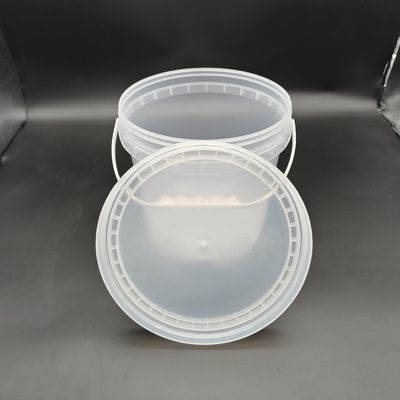1L-25L Διαυγές πλαστικό δοχείο κουβάς με κάλυμμα ανθεκτικό στο άγχος