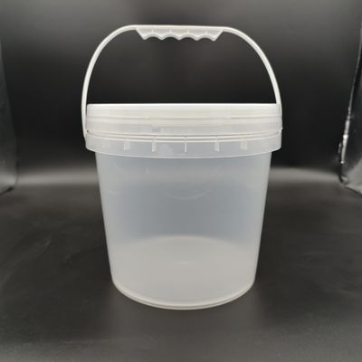 1L-25L Διαυγές πλαστικό δοχείο κουβάς με κάλυμμα ανθεκτικό στο άγχος