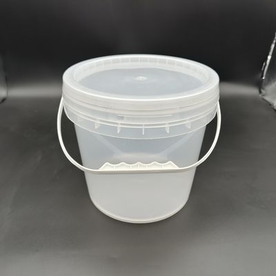 1L-25L Διαυγές πλαστικό δοχείο κουβάς με κάλυμμα ανθεκτικό στο άγχος
