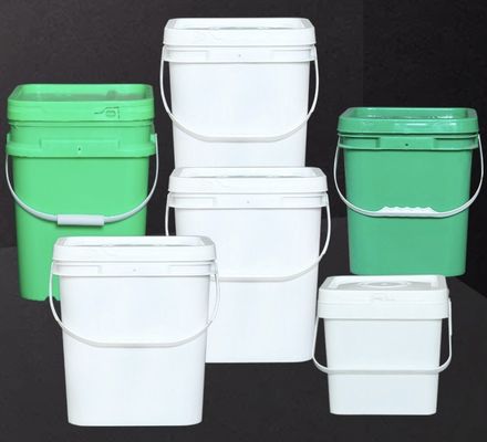 12' Poly Buil Square Storage Buckets με κάλυμμα 2 λίβρες