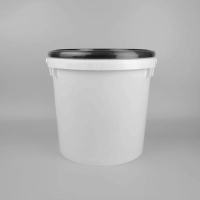 Ασφαλής αποθήκευση διαρροής τροφίμων 1 ~ 25L Λευκό κουβά τροφίμων με κάλυμμα