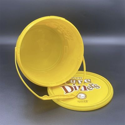 Ασφαλής αποθήκευση διαρροής τροφίμων 1 ~ 25L Λευκό κουβά τροφίμων με κάλυμμα