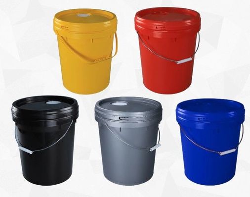 Τροφίμων Πολυαιθυλένιο 5 γαλόνια πλαστικών κουβάδες λευκό κουβά OEM ODM