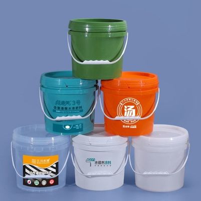OEM ODM Hdpe 5 γαλόνια πλαστικό κουβά με εργονομική λαβή