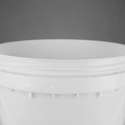 Προσαρμοσμένο λογότυπο 20l στρογγυλό πλαστικό κουβά με κάλυμμα ανθεκτικό στη διάβρωση